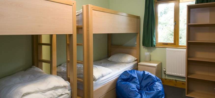 The beds inside the Viewpoint cabin