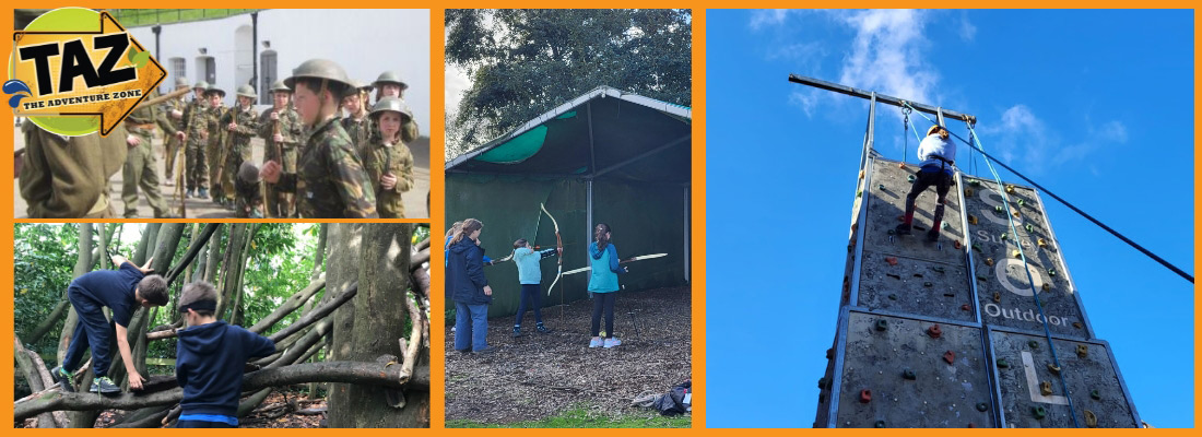 Children holiday club in Guildford with climbing, archery, and more. 