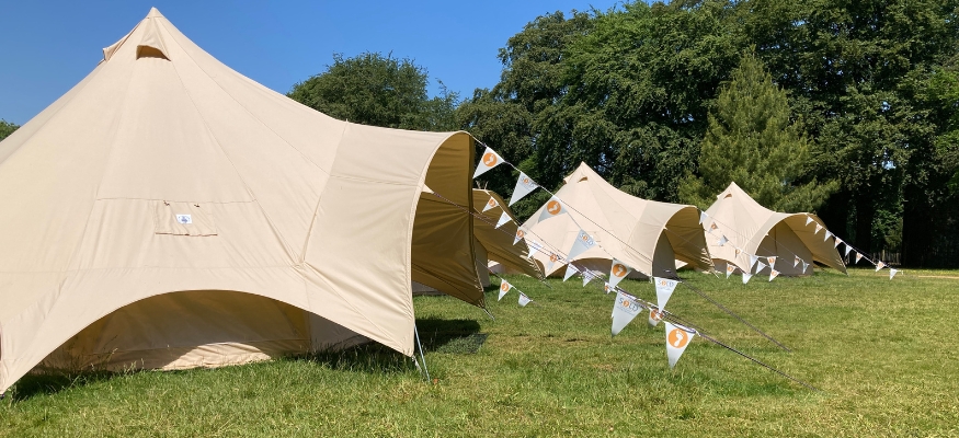 The bell tent village