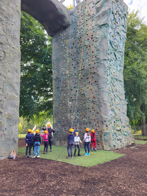 Climbing wall at High Ashurst Surrey Outdoor Learning and Development
