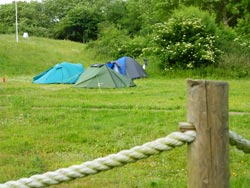 Camping at Henley Fort in Guildford Duke of Edinburg award Surrey